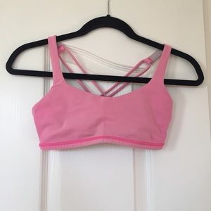 Lulu Lemon pink sports bra